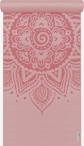 YOGISTAR.COM Yogamatte in Pink: Vorderseite