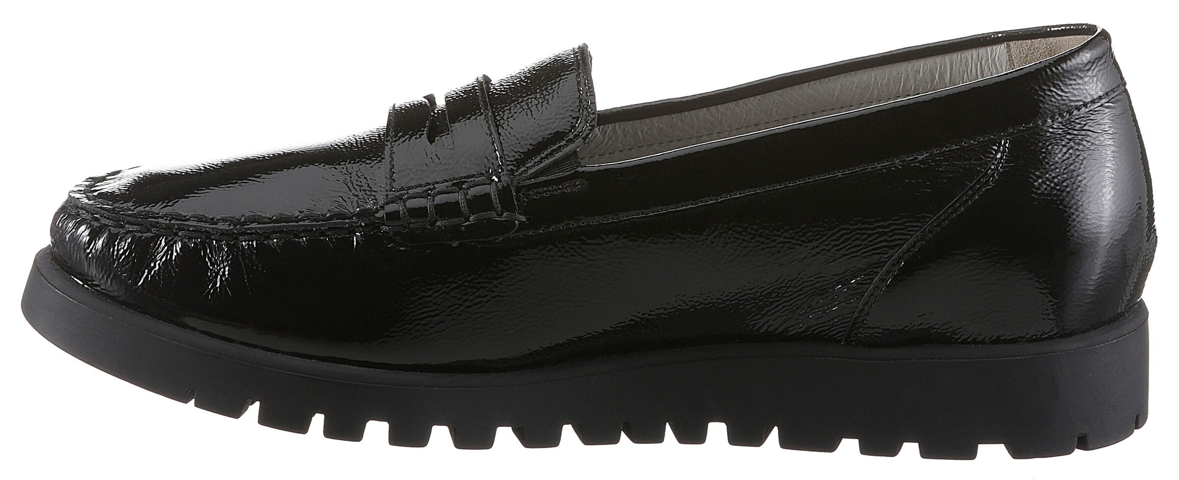 WALDLÄUFER Slipper 'Hegli' in Schwarz: Vorderseite