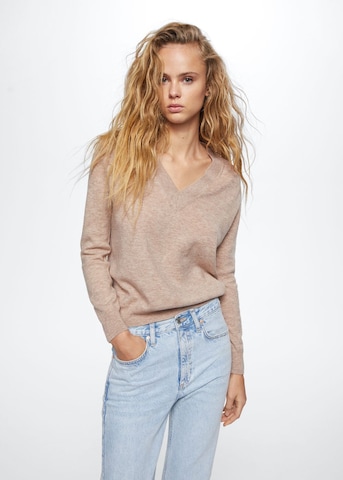 MANGO Sweater 'Maudy' in Beige: front