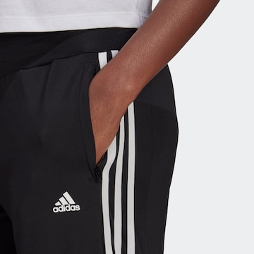 ADIDAS SPORTSWEAR Regular Sporthose 'Designed 2 Move 3-Stripes' in Schwarz