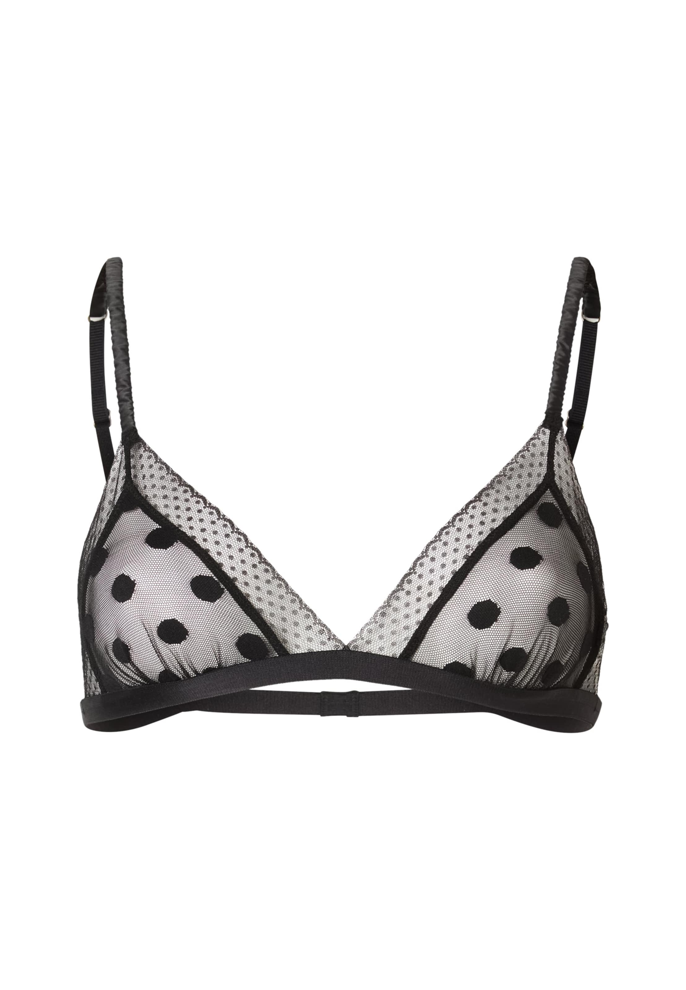 LOVE Stories Triangen Behå 'Love Lace' i svart: framsida