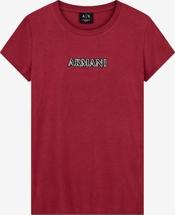 Maglietta 'XW002550 AF10356' di ARMANI EXCHANGE in rosso: frontale