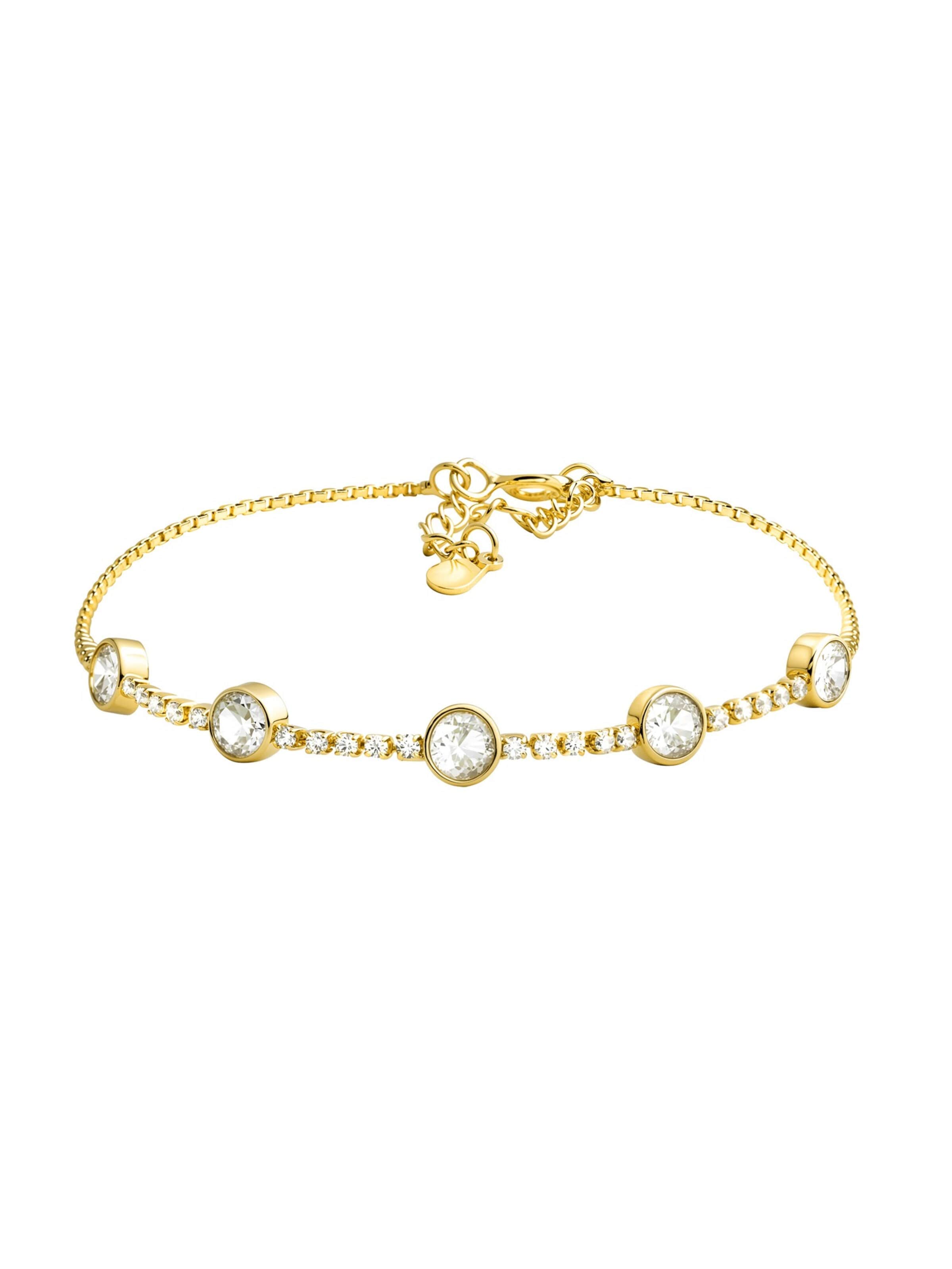 Sofia Milani Bracelet 'Zirconia' in Gold: front