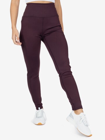 Skinny Pantalon de sport Spyder en rouge