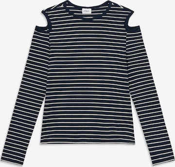 s.Oliver Shirt in Blauw: voorkant