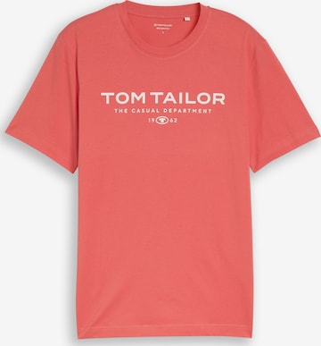 TOM TAILOR - Camisa em vermelho: frente