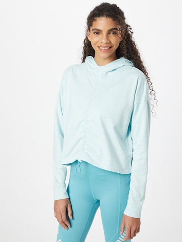 PUMA Athletic Sweatshirt in Blue: front