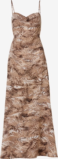 KOROSHI Kleid in 42 in braun / hellbraun / weiß, Produktansicht