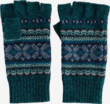 Guanti con dita corte 'Mabyn' di Seasalt Cornwall in verde: frontale