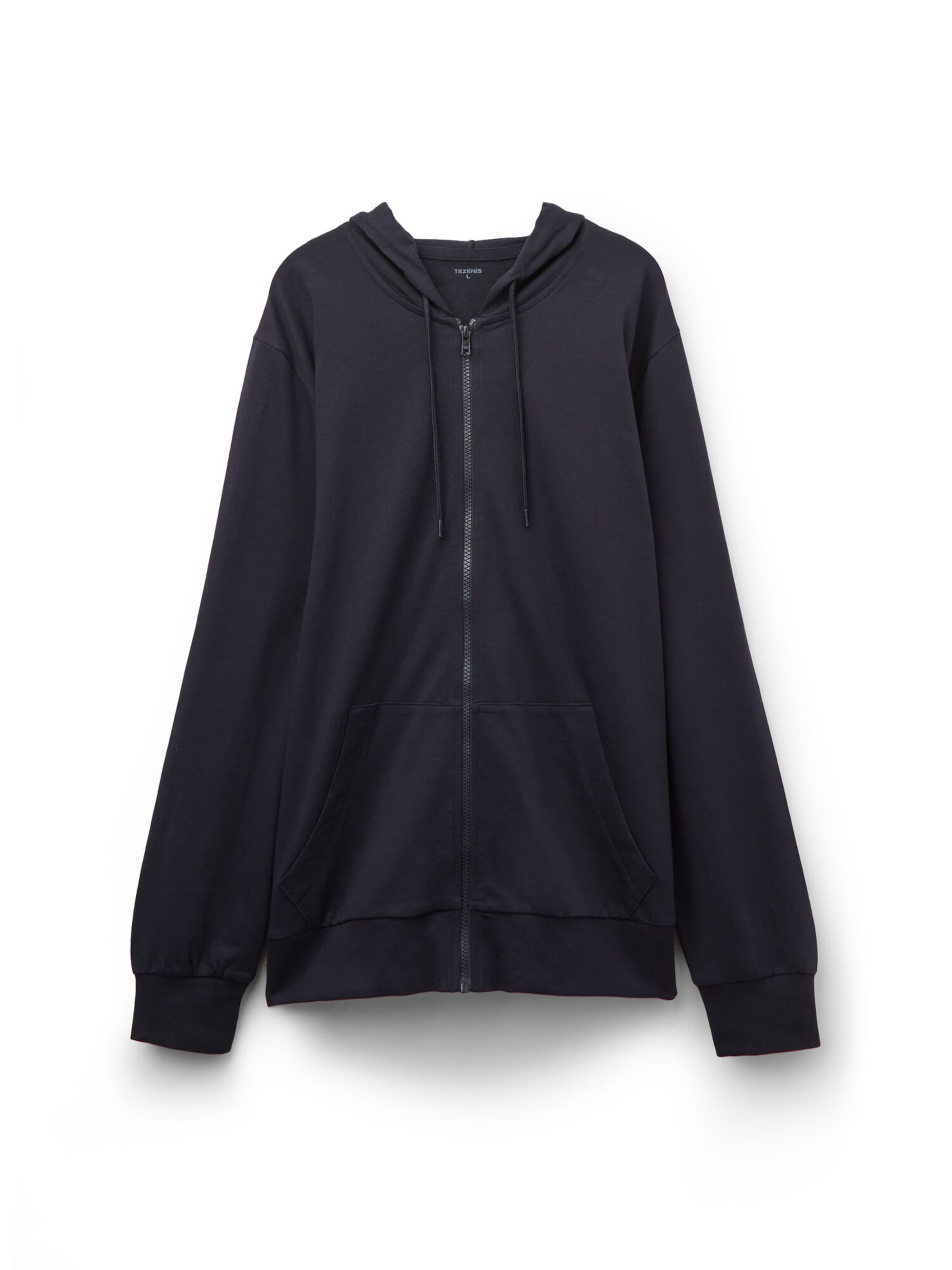 Tezenis Zip-Up Hoodie in Blue: front