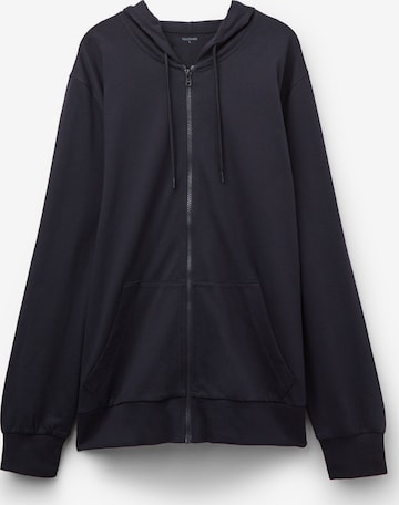 Tezenis Zip-Up Hoodie in Blue: front