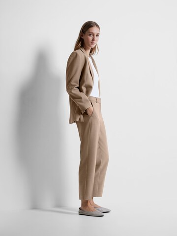 SELECTED FEMME Regular Pleated Pants 'Rita-Ria' in Beige