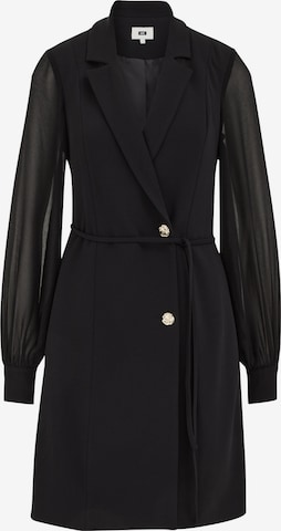 WE FashionKošulja haljina - crna boja: prednji dio