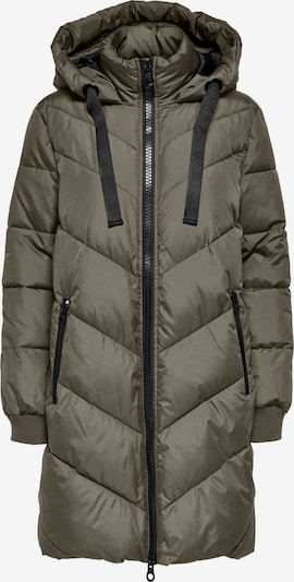 JDY Pitkä talvitakki 'JDYSkylar' värissä tummanvihreä / musta, Tuotenäkymä