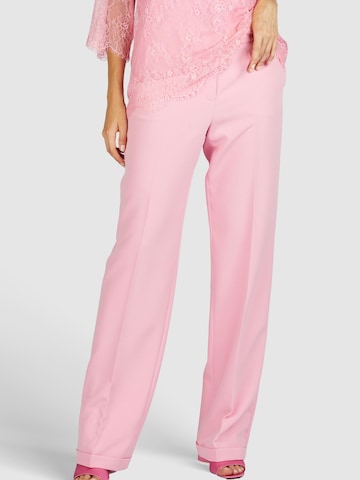 MARC AUREL Wide leg Pants in Pink: front