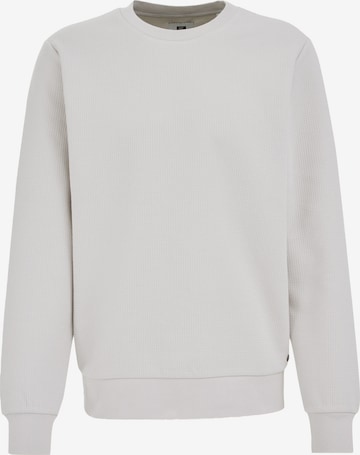 WE FashionSweater majica - siva boja: prednji dio