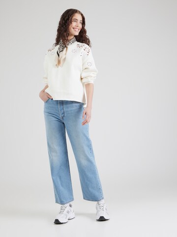LEVI'S ® Обычный Джинсы 'RIBCAGE STRAIGHT ANKLE BLACKS IN LINEN DENIM' в Синий