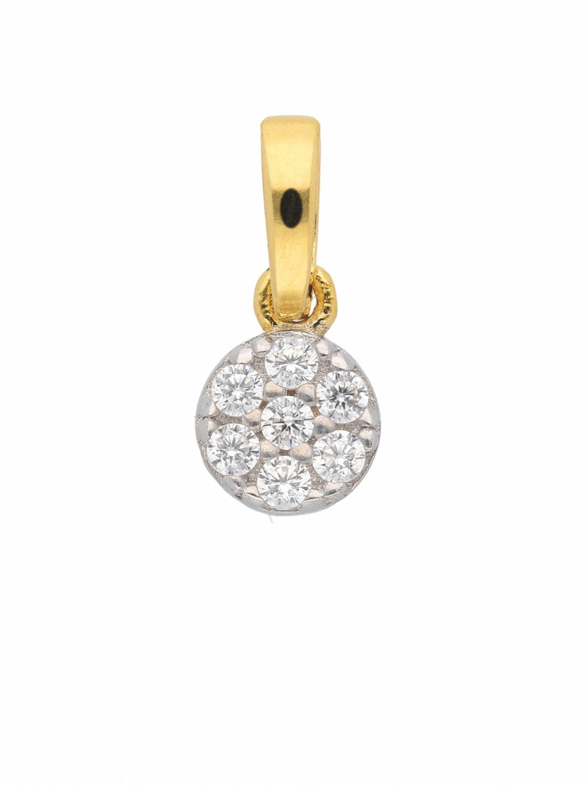 Adelia´s Pendant in Gold: front