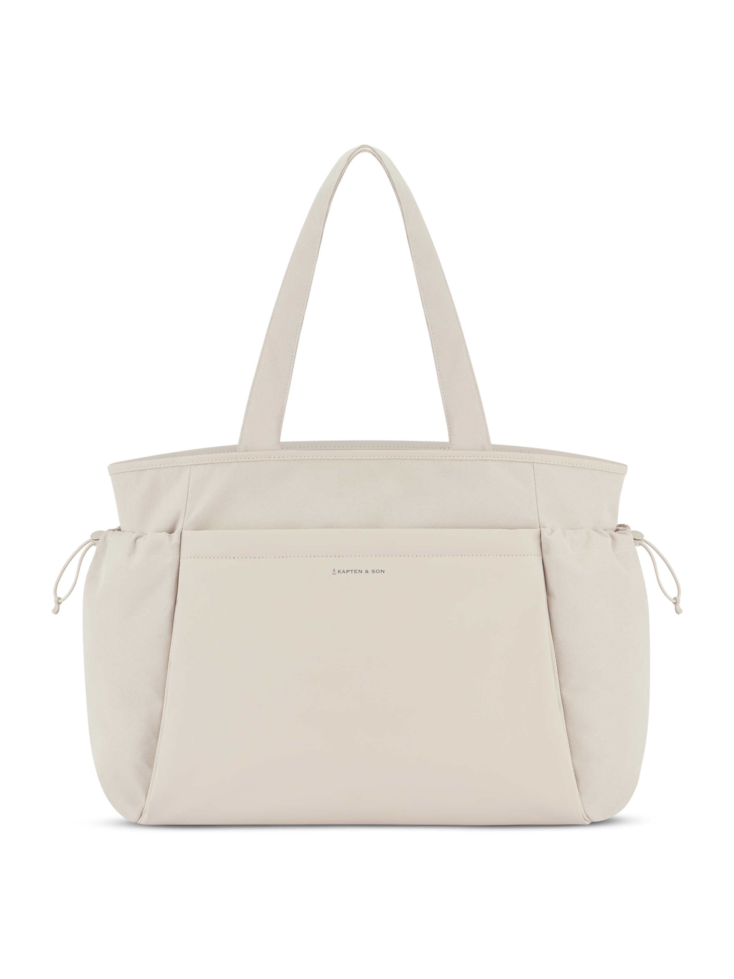 Sacs à main 'Hellvi Large' Kapten & Son en beige : devant