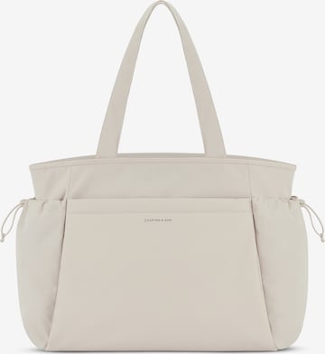 Kapten & Son Shopper 'Hellvi Large' in Beige: front