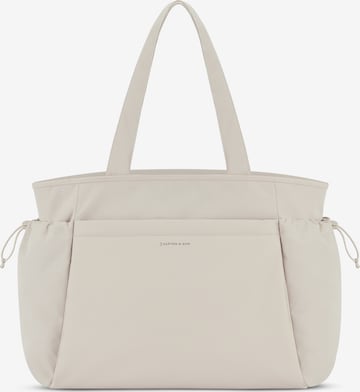 Kapten & Son Handbag 'HELLVI' in Beige: front