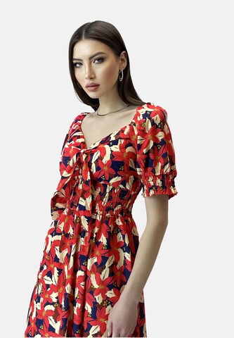Elara Summer dress in Red