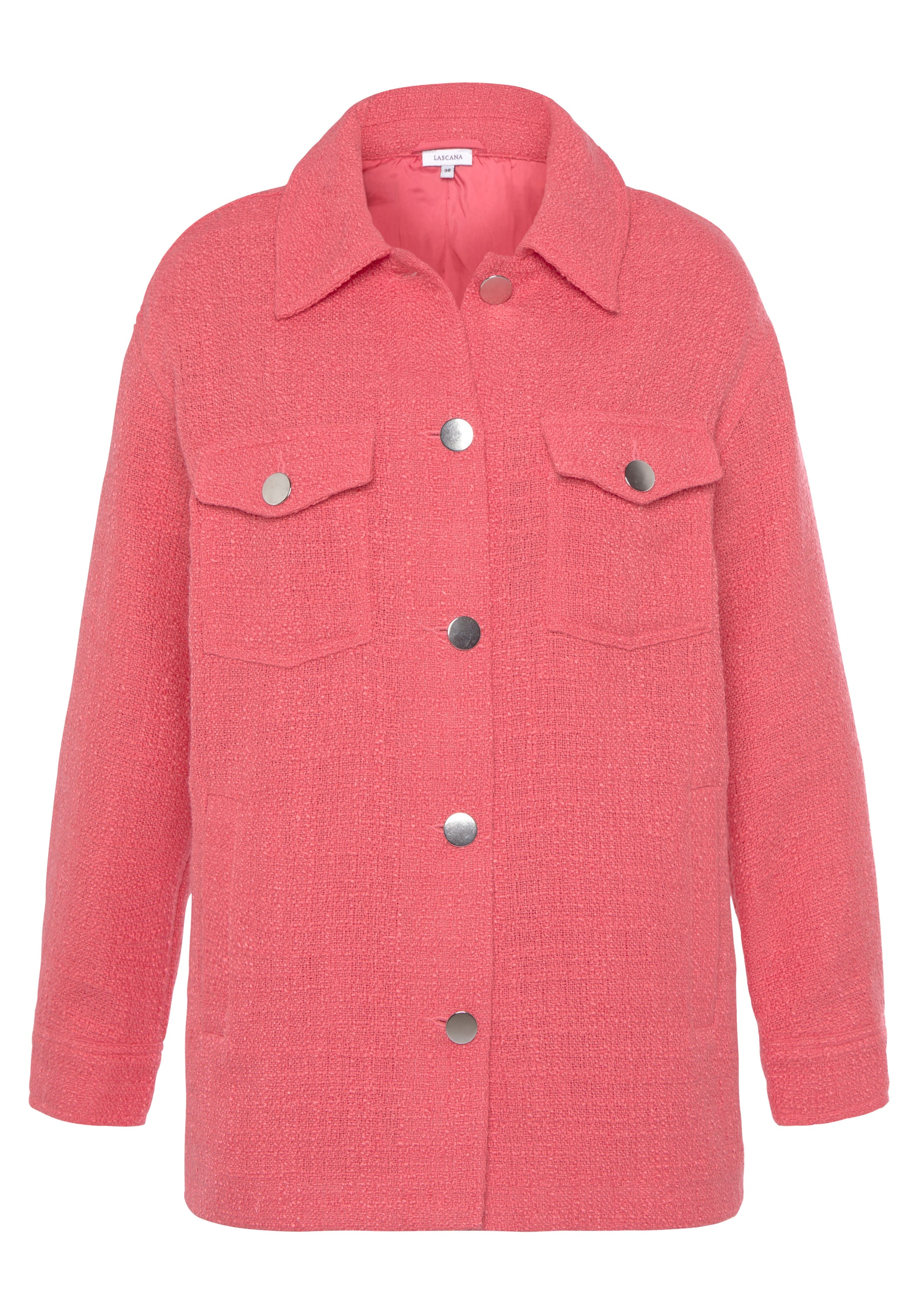 LASCANA Демисезонная куртка в Красный: спереди