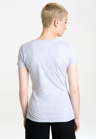 LOGOSHIRT Shirt 'Batman' in Grey