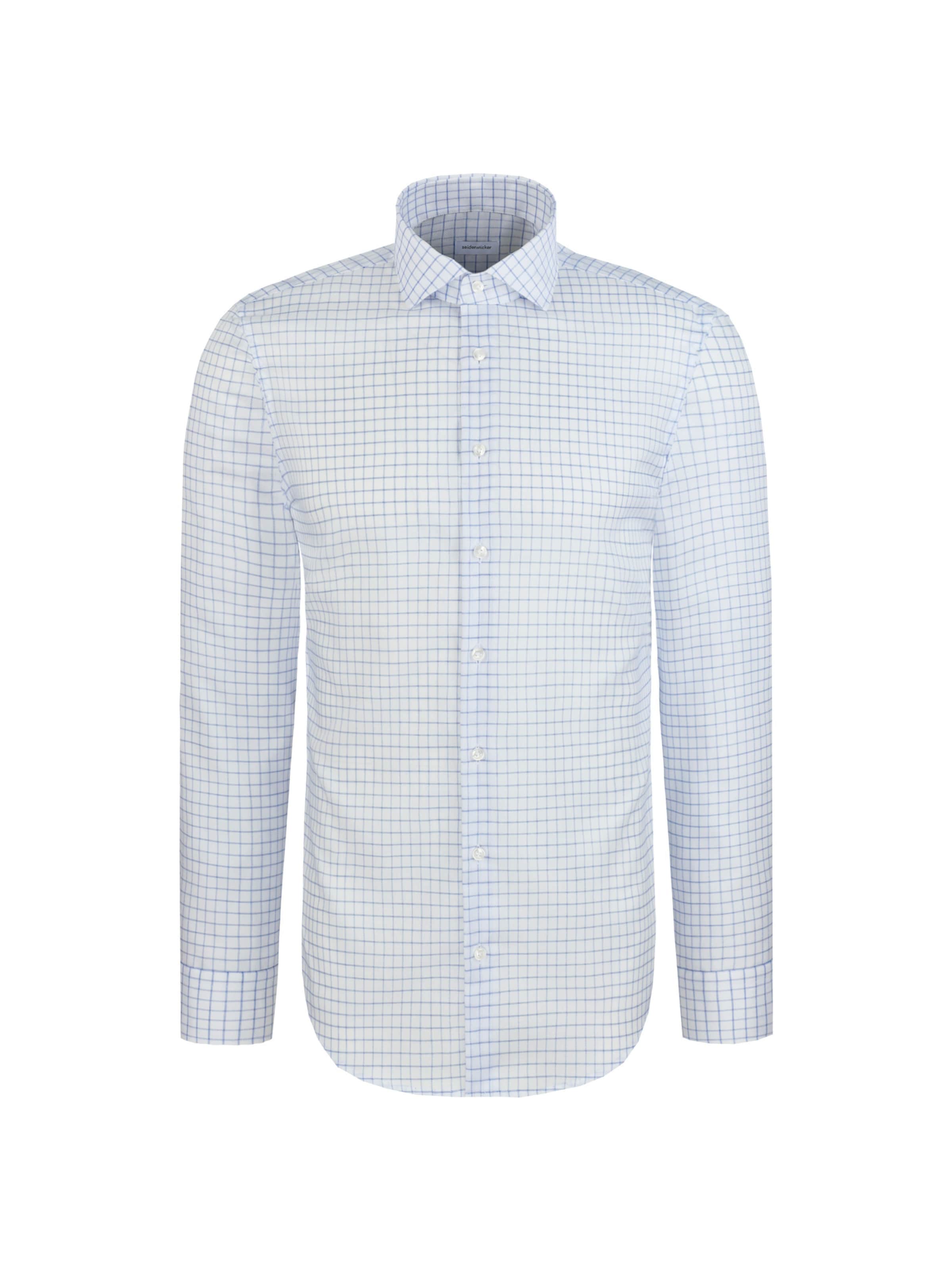 SEIDENSTICKER Regular fit Business shirt 'Classic Essentials' in Blue: front