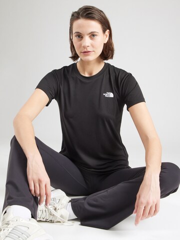 THE NORTH FACE Funkčné tričko 'Flex' - Čierna: predná strana