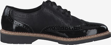 s.Oliver Lace-up shoe in Black