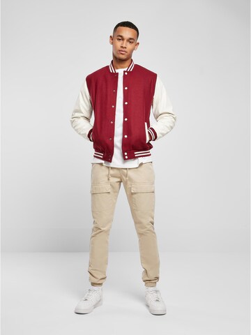 Veste mi-saison 'Oldschool' Urban Classics en rouge