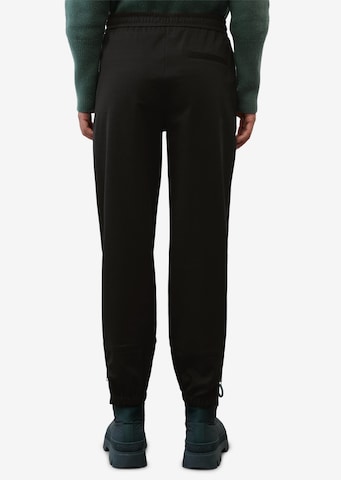 Marc O'Polo Tapered Broek in Zwart