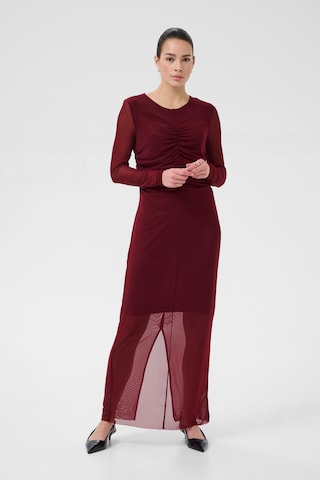 Kaffe Dress 'Chai' in Red: front