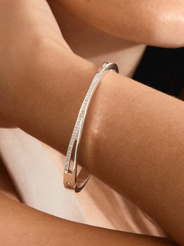 Pilgrim - Pulsera 'Kira' en plata: frente