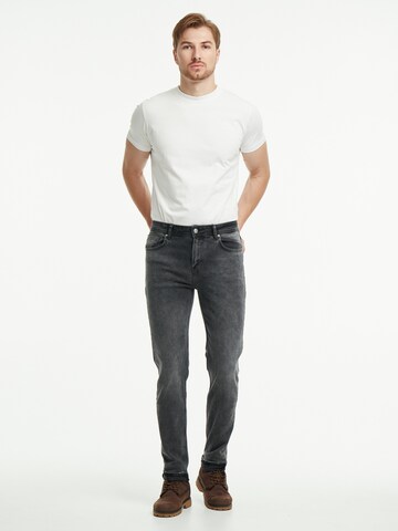 WEM Fashion Tapered Jeans 'Oscar' in Grau