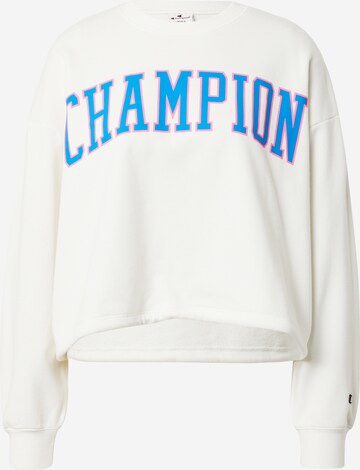 Champion Authentic Athletic Apparel Sweatshirt in White: front