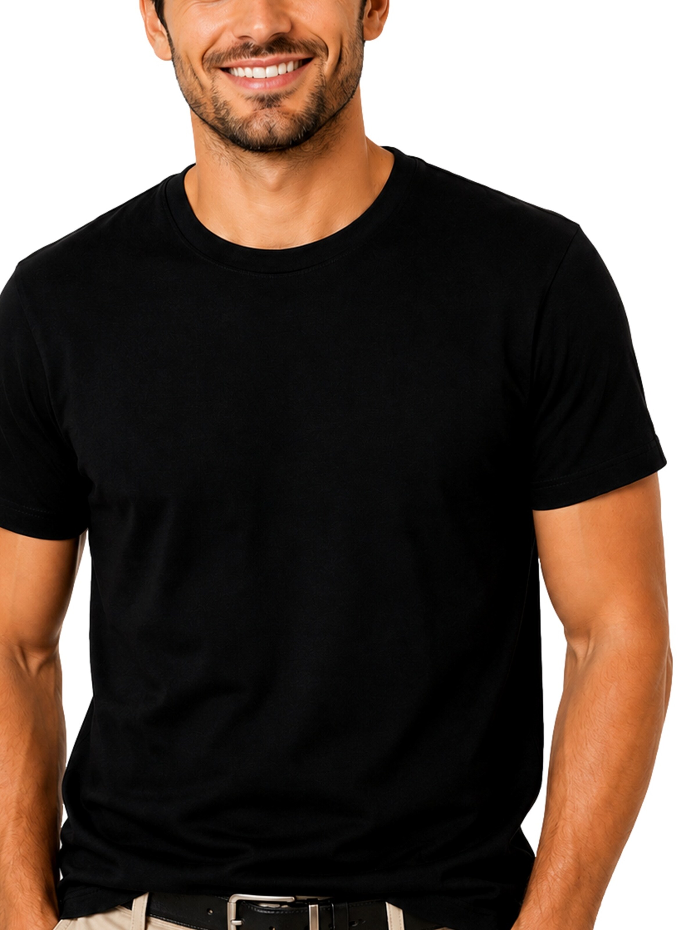 Maglietta 'Ivan' di JACK & JONES in nero