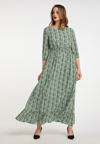 Robe faina en vert