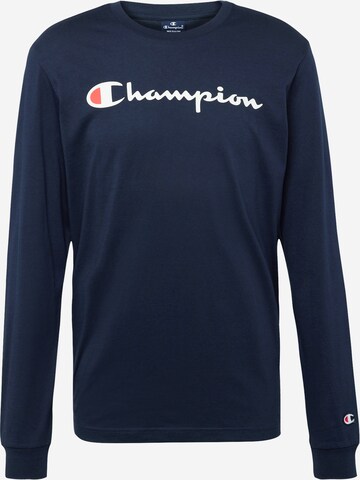 mėlyna Champion Authentic Athletic Apparel Marškinėliai 'Classic': priekis