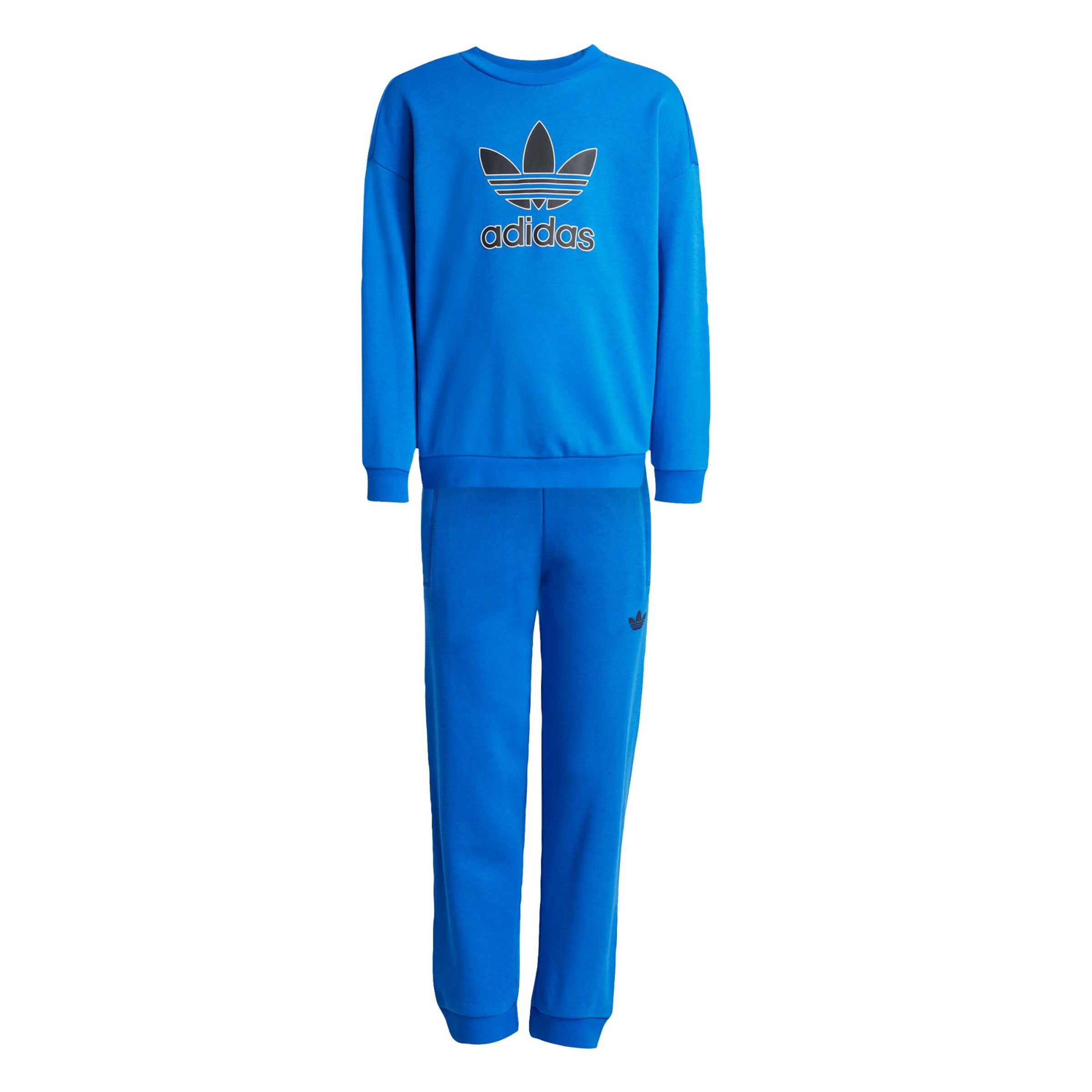 ADIDAS ORIGINALS Sweat suit 'Crew Set' in Blue: front