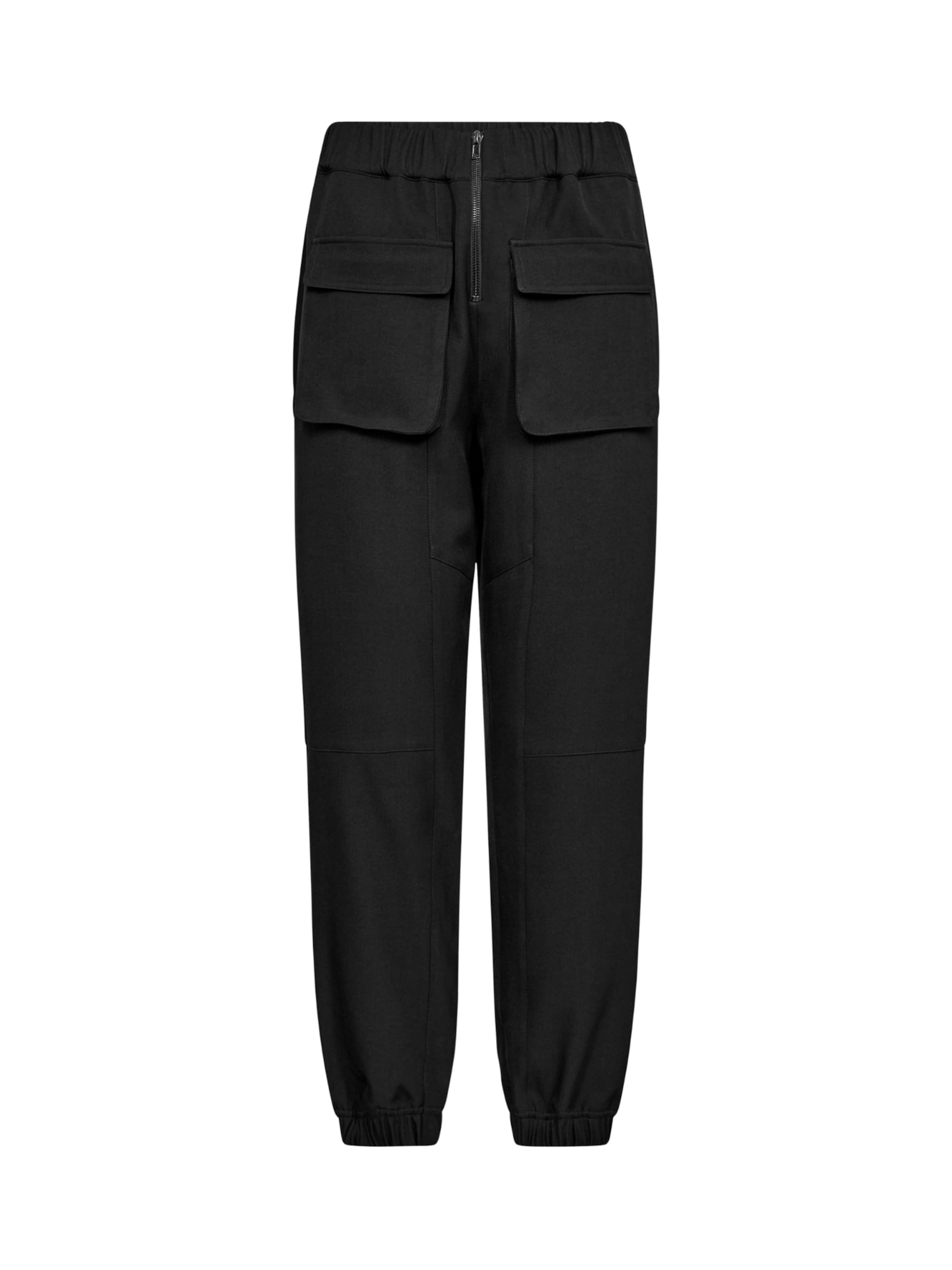 co'couture Tapered Pants 'Luna' in Black: front