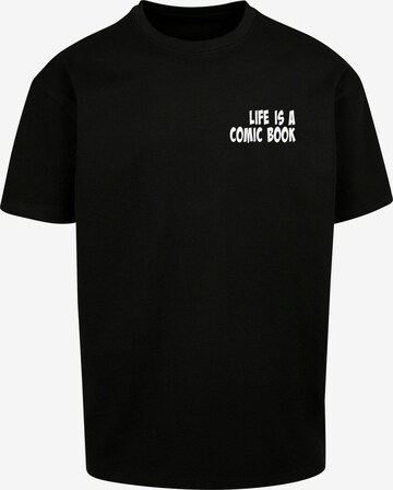 Merchcode Shirt 'Book Comic' in Black: front