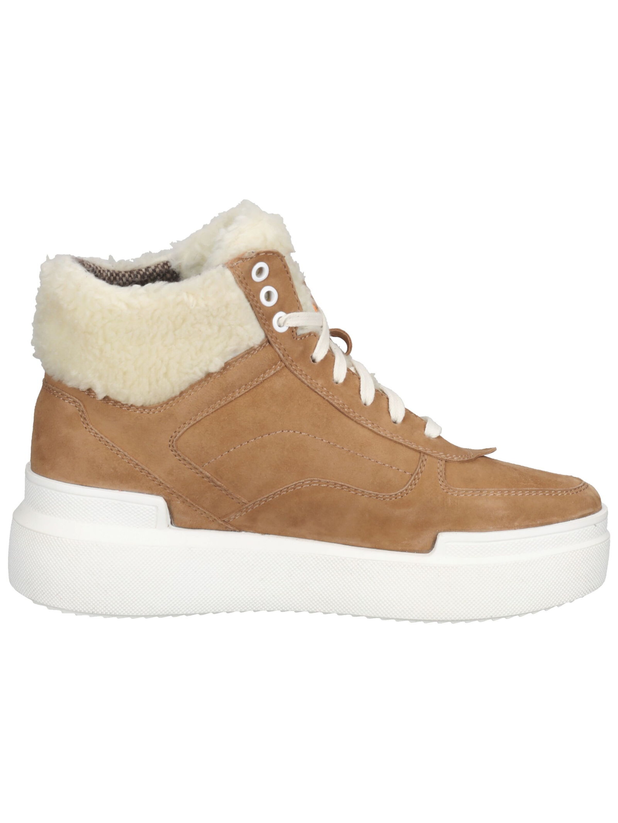 SANSIBAR Lace-up bootie in Brown