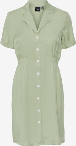VERO MODA Shirt Dress 'Harper' in Green: front
