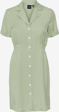 VERO MODA - Vestido camisero 'Harper' en verde: frente