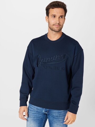 Banana Republic Sweatshirt in Blauw: voorkant