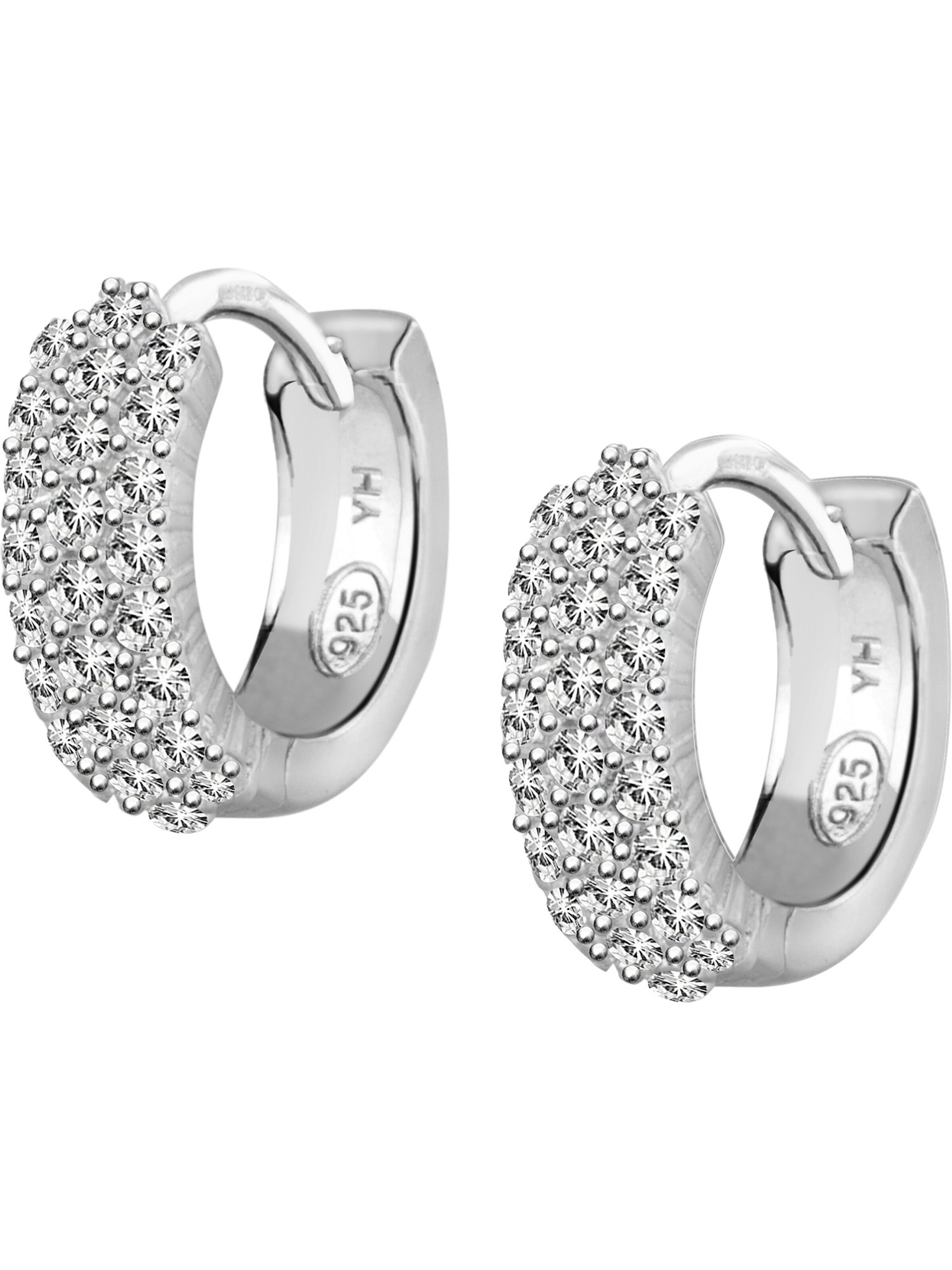 CHRIST Ohrringe in Silber: Vorderseite