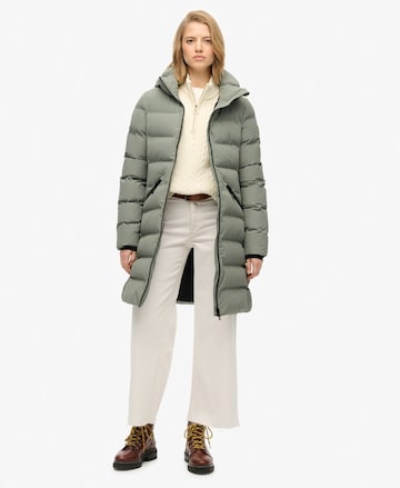 Superdry Wintermantel 'City Mid' in Groen