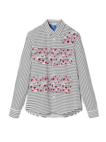 Desigual Regular fit Button Up Shirt in White: front